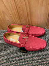 Load image into Gallery viewer, Terroni Italian Design Red Men&#39;s Slip-on Dress/Driver Shoe with LV buckle 8.5-13
