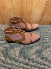 Load image into Gallery viewer, Montique International SD-01 Cognac Men’s Lace-up Boots
