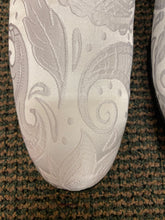 Load image into Gallery viewer, Successos White Floral/Paisley Print with silver buckle Slip-on Men&#39;s Red Bottom Dress Shoes Size 7-15
