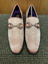 Load image into Gallery viewer, After Midnite Salmon/Pink Smoking Slip-on Dress Shoes Style: 6948

