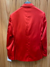 Load image into Gallery viewer, Blu Martini Silky/Shinny Red 2–Piece Slim Fit Suit
