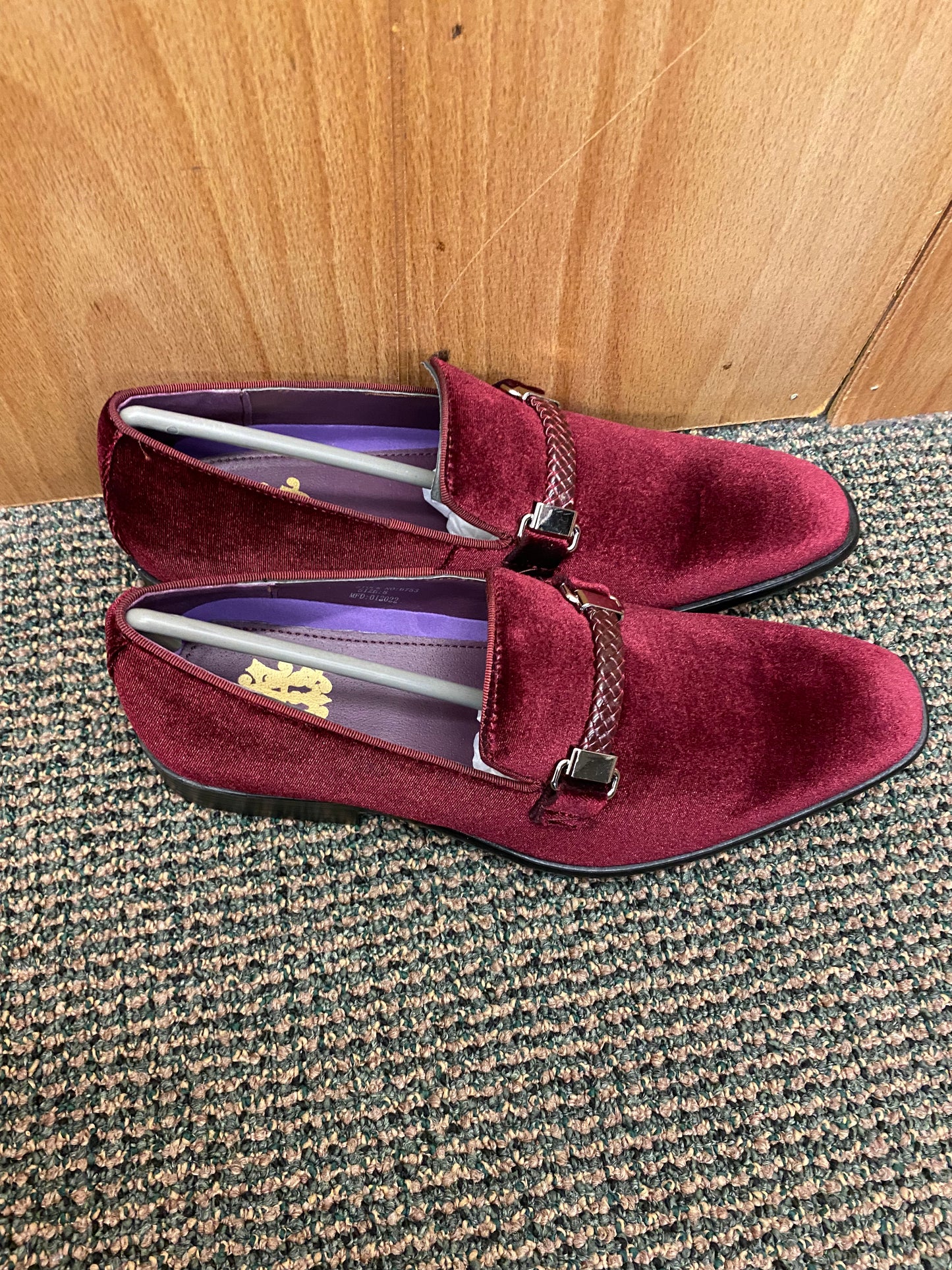 After Midnite Burgundy/Wine Slip-on Mens Dres shoes