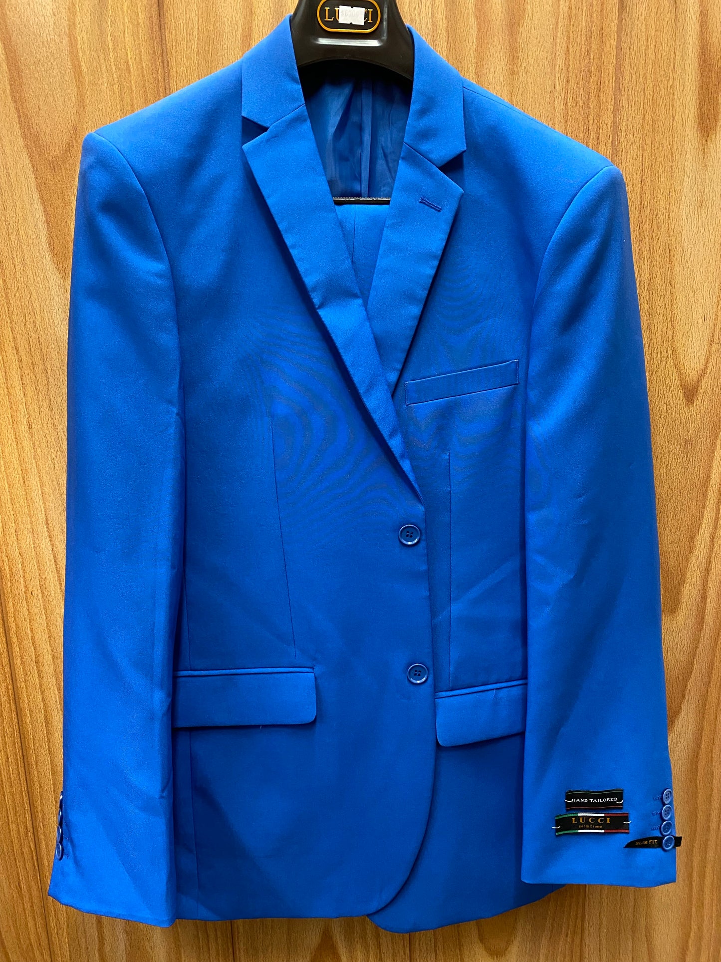 Lucci Royal Blue 2-Piece Suit 40R