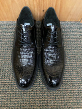 Load image into Gallery viewer, Giovanni Mason Black Croc-print Leather Hand Made Oxford Men's Dress Shoes
