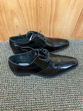 Load image into Gallery viewer, Giovanni Miles Black Leather Hand-made Lace-up Dress Shoes
