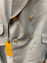 Load image into Gallery viewer, Alberto Nardoni Light Blue Slim Fit European Double Breasted Suit with Gold Buttons
