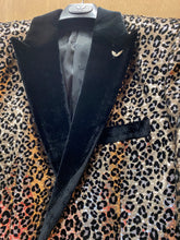 Load image into Gallery viewer, Saint Lorenzo Gold Leopard Print Jacket
