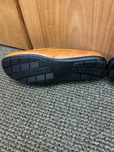 Load image into Gallery viewer, Terroni Italian Design Brown Slip-on Smoking Mens Dress/Driver Shoe w/ LV Buckle
