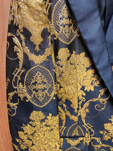 Load image into Gallery viewer, Cielo Black/Gold Blazer 36R-54R
