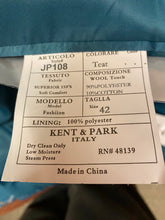 Load image into Gallery viewer, Kent &amp; Park JP108 Teal Floral Print 4-Piece Suit
