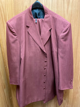 Load image into Gallery viewer, Gino Cappeli Rust with Gold Windowpane 2-Piece Suit 58L
