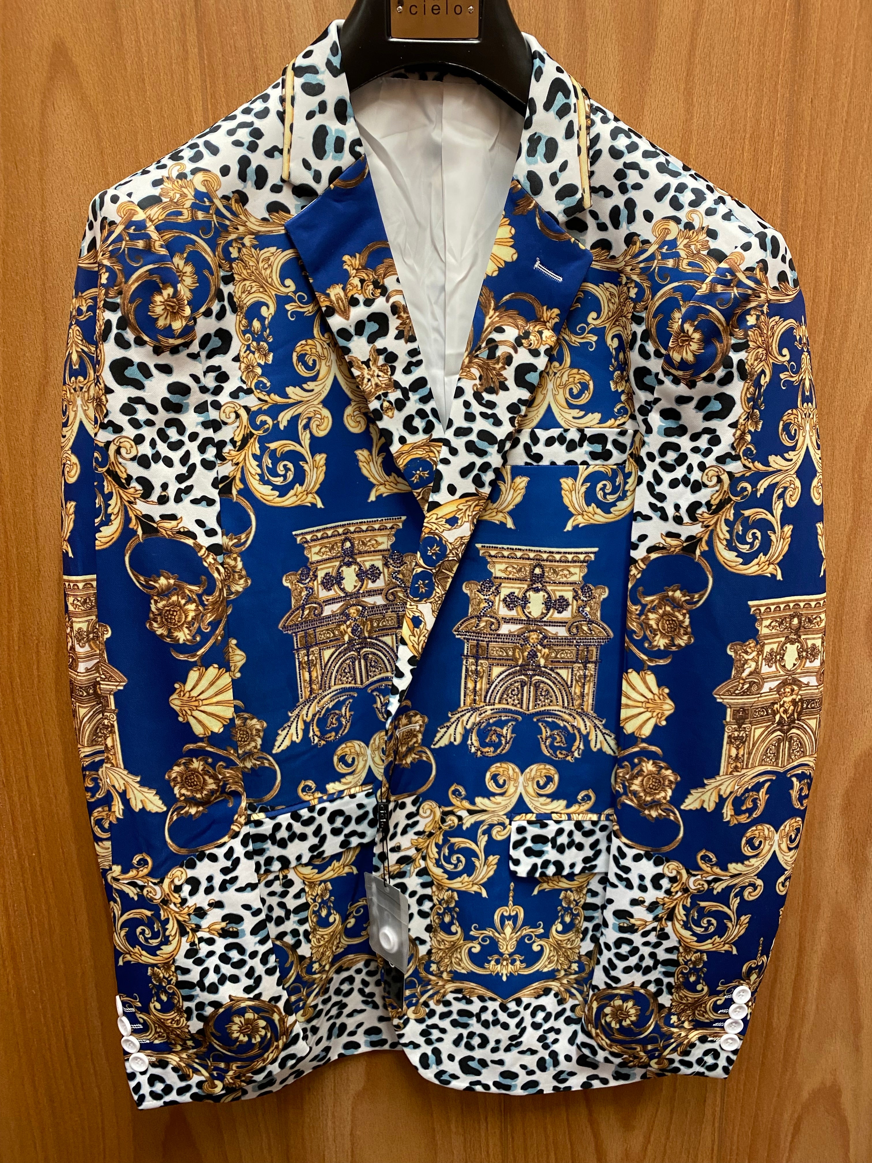 Versace hot sale gold blazer