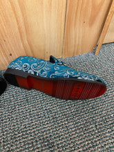 Load image into Gallery viewer, Successos Green Suede Men’s Red Bottom Dress Shoes Sizes 7-15
