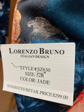 Load image into Gallery viewer, Lorenzo Bruno Green Floral Print Blazer
