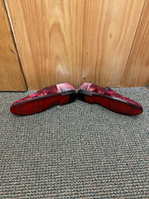 Load image into Gallery viewer, Successos Burgundy Sequins Men’s Red Bottom Dress Shoes Sizes 7-15
