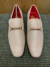 Load image into Gallery viewer, After Midnite Blush Pink Smoking Slip-on Men’s Red Bottom Dress/Prom Shoes Style: 6993
