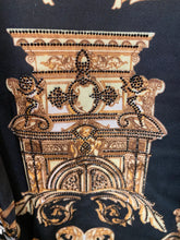 Load image into Gallery viewer, Cielo Black Versace Print Blazer 36R-54R
