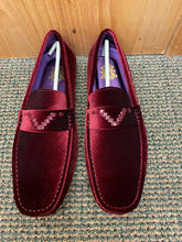 Load image into Gallery viewer, After Midnight Burgundy Men’s Smoking Slip-on Dress/Driver Shoes Sizes 8-13  Style # 6952
