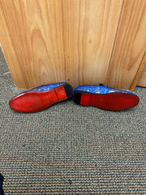 Load image into Gallery viewer, Successos Blue/Gold Smoking Slippers/Mens dress shoes
