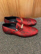 Load image into Gallery viewer, Success Red/Black Smoking Slippers/ Mens Dress Shoes
