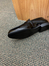 Load image into Gallery viewer, Terroni Italian Design Black Patent Leather Men’s Slip-on Dress Shoes

