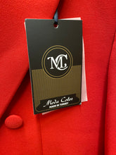 Load image into Gallery viewer, Moda Color Red/Black 2-Tone European Fashion Wool Double Breasted Suit Slim Fit

