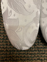 Load image into Gallery viewer, Successos White Floral/Paisley Print with gold buckle Slip-on Men&#39;s Red Bottom Dress Shoes Size 7-15
