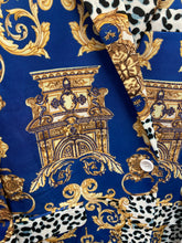Load image into Gallery viewer, Cielo Blue Versace Print Blazer 36R-54R
