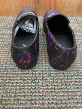 Load image into Gallery viewer, Successos Navy/Red swirl print red bottom slip-on dress shoes sizes 7-15
