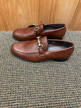 Load image into Gallery viewer, Terroni Italian Design Brown Men’s Slip-on Business Look Dress Shoes
