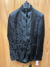 Load image into Gallery viewer, Moda Color European Black 4-Piece Formal Wool Tuxedo Suit
