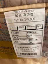 Load image into Gallery viewer, Alberto Nardoni Tan Slim Fit European Double Breasted Suit with Gold Buttons
