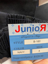 Load image into Gallery viewer, Junior Navy Size 4 Vest and Pants Set
