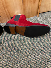 Load image into Gallery viewer, Montique International S-50 Burgundy Suede Men’s Slip-on Boots
