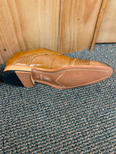 Load image into Gallery viewer, Giovanni Marcello Tan Leather Hand-made Lace-up Dress Shoes

