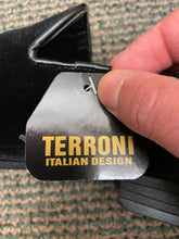 Load image into Gallery viewer, Terroni Italian Design Black Suede-like Smoking Slip-on Men’s Dress Shoes
