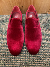 Load image into Gallery viewer, Terroni Italian Design Burgundy Suede-like Smoking Slip-on Men’s Dress Shoes
