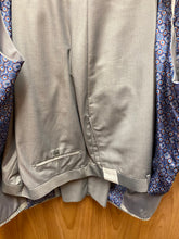 Load image into Gallery viewer, Statement Italy Grey/Blue Plaid 3-Piece Suit 54L
