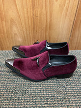 Load image into Gallery viewer, Amali Corwin-165 Burgundy Slip-on Men’s Dress Shoes Size 8.5
