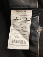 Load image into Gallery viewer, Alberto Nardoni Black Slim Fit European Double Breasted Suit with Gold Buttons
