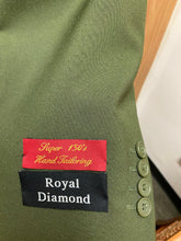 Load image into Gallery viewer, Royal Diamond Olive Green 2-piece suit 58R P4035
