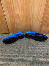 Load image into Gallery viewer, Terroni Italian Design Royal Blue Suede-like Smoking Slip-on Men’s Dress Shoes
