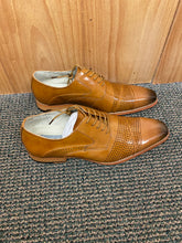 Load image into Gallery viewer, Giovanni Marcello Tan Leather Hand-made Lace-up Dress Shoes
