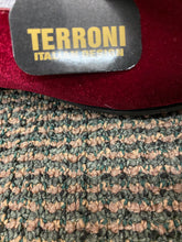 Load image into Gallery viewer, Terroni Italian Design Burgundy Suede-like Smoking Slip-on Men’s Dress Shoes
