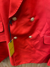 Load image into Gallery viewer, Alberto Nardoni Red Slim Fit European Double Breasted Suit with Gold Buttons
