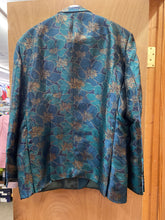 Load image into Gallery viewer, Cielo Green/Navy/Gold 1-button jacket
