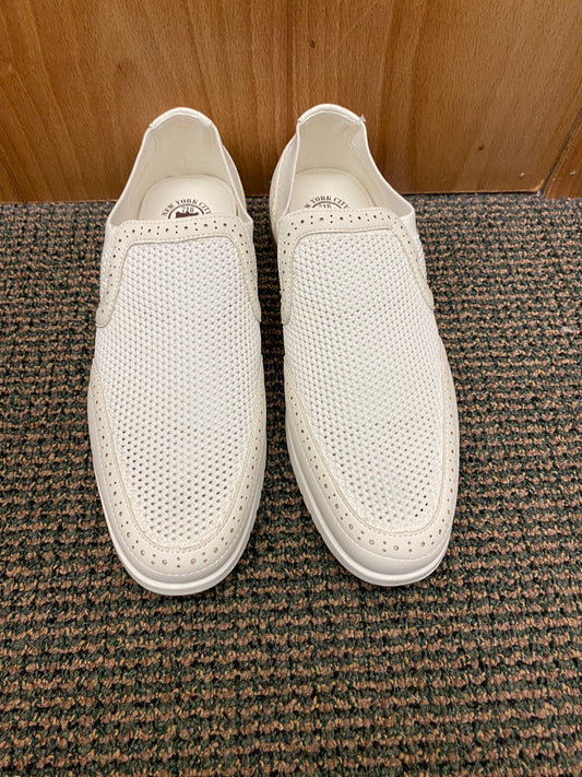 718 Brooklyn New York Mesh White slip-on Casual Men’s Shoe Style: 6916