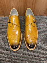 Load image into Gallery viewer, Giovanni Jeffery Scotch Leather Hand-made Monk Strap Dress Shoes
