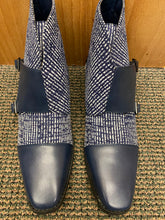 Load image into Gallery viewer, Montique International S-2133 Navy Men’s Double Monk Strap Boots
