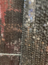 Load image into Gallery viewer, Pallini Black Sequin 1-button blazer
